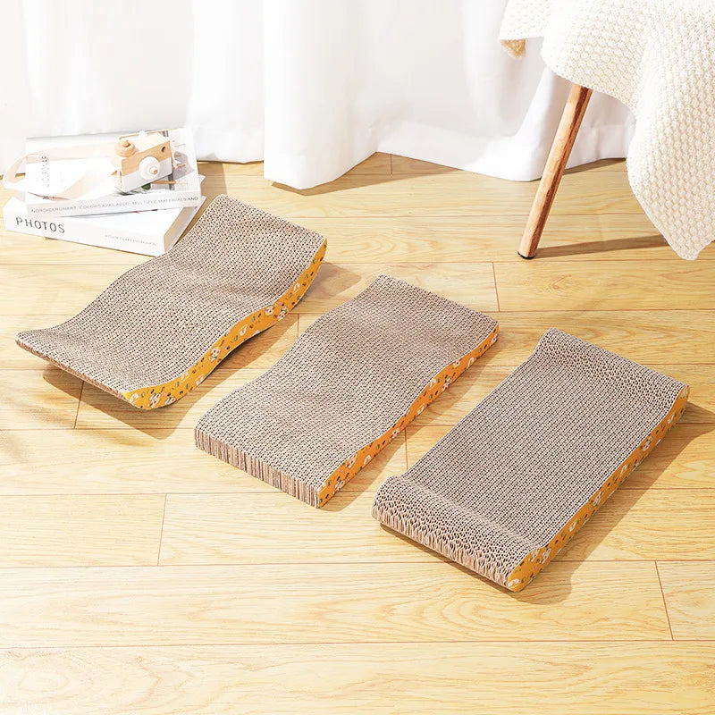 Cat Scratch board Cat Scratchers Cardboard Corrugated Paper Durable Furniture Protection Pet Sofa for Indoor Cats Kittens Rest