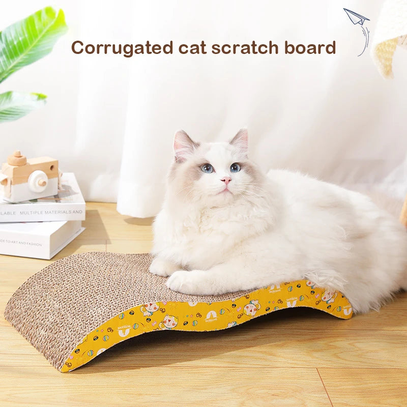 Cat Scratch board Cat Scratchers Cardboard Corrugated Paper Durable Furniture Protection Pet Sofa for Indoor Cats Kittens Rest