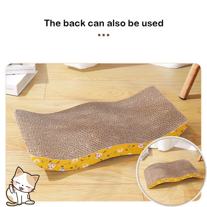 Cat Scratch board Cat Scratchers Cardboard Corrugated Paper Durable Furniture Protection Pet Sofa for Indoor Cats Kittens Rest